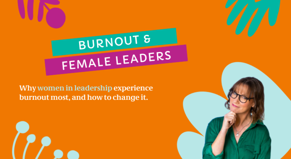 Burnout & Female Leaders banner